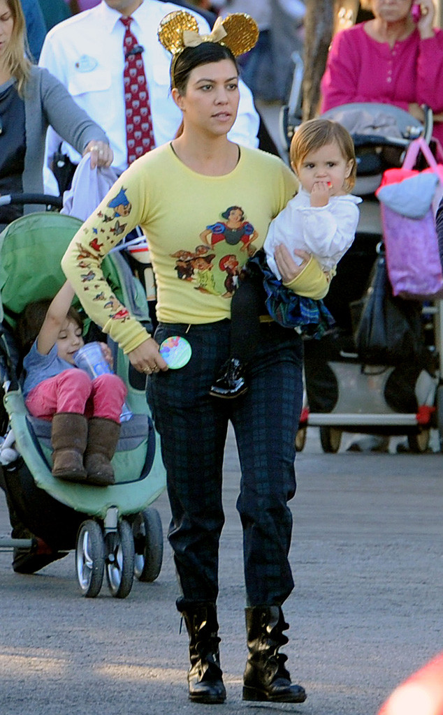 Kourtney Kardashian, Penelope Disick, Disneyland Kourtney Kardashian, Penelope Disick, Disneyland